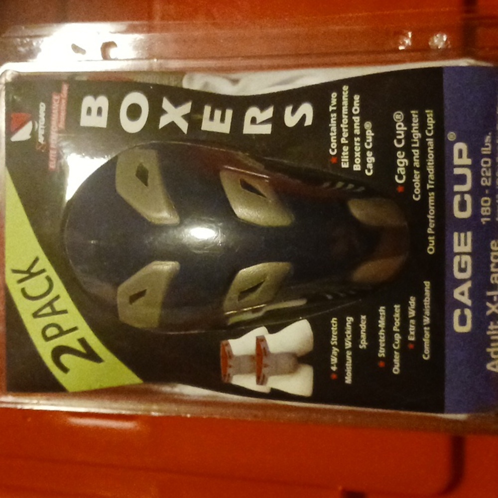 SAFETGARD 2 pack XL Boxers w Cage Cup